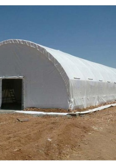 Beyaz Renk Ebatlı Branda. 3x4 Çadır 120 Gr/m2 Su Geçirmez Kamyon Saman İnşaat Gölgeleme Çadırı