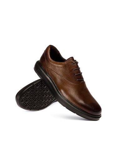 Deery Hakiki Deri Taba Rengi Comfort Günlük Erkek Ayakkabı - 01652mtbap05 Taba