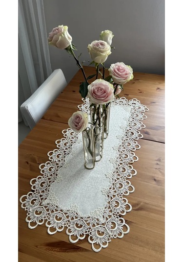 Best Price 34 Dekoratif Masa Örtüsü 320913863 Krem