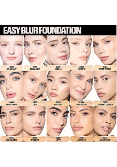 Huda Beauty Easy Blur Natural Airbrush Foundation 120b Vanilla - Fondöten 30 Ml Diğer