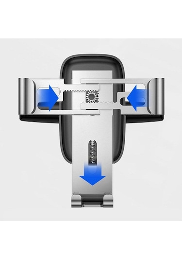Geeksen Baseus Siyah Araç Klima Venti Telefon Tutucu - Araç İçin Kolay Kullanıma Uygun