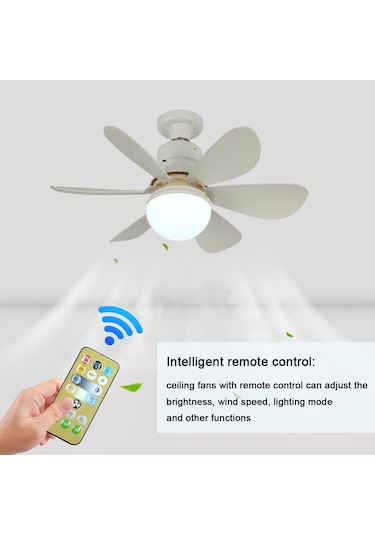 Ambition Tavan Vantilatörü Aydınlatmalı, Sessiz Tavan Fanı Işık