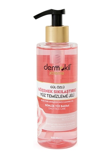 Dermokil Gül Özlü Gözenek Sıkılaştırıcı Yüz Temizleme Jeli 300 ML