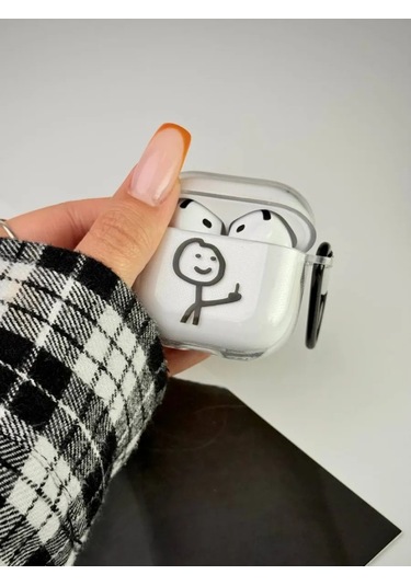 Qapla Airpods Uyumlu 4 Kılıfı, Kulaklık Kılıfı Airpods Uyumlu 418497299 Beyaz