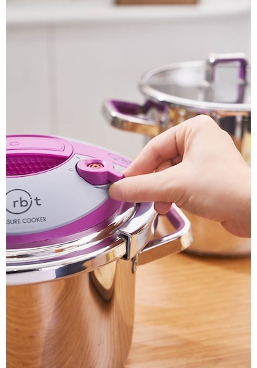 Karaca Orbit İndüksiyon Tabanlı Düdüklü Tencere Seti 6+8 Lt Violet