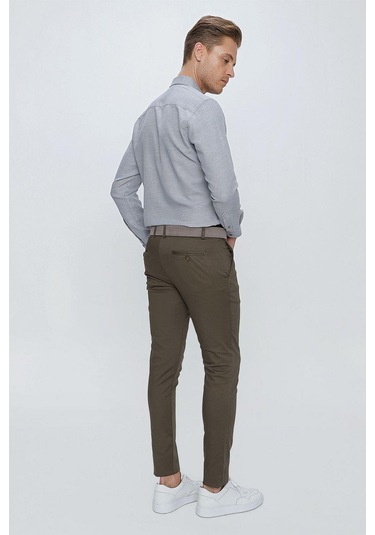 P 1112 Slim Fit Toprak Spor Pantolon TOPRAK