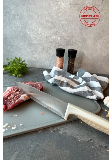 Neoflam Fika Şef Bıçağı Bej 20 cm D-NEOFCK020