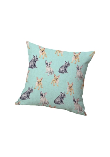 Suntek Kadife Keten Yastık Kılıfı Minder Örtüsü 9-numara-60x60cm