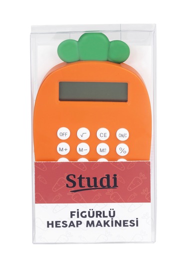 Hesap Makinesi - Havuç Figürlü Turuncu