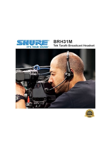 Shure Brh31M Tek Taraflı Broadcast Headset