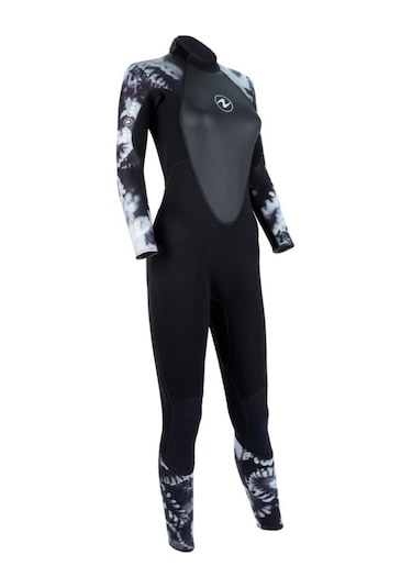 Aqualung Hydroflex Kadın 3Mm Dalış Elbisesi Siyah/Gri - (544595956) Siyah