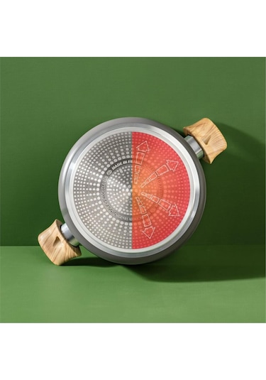 Ceramic Renew Tencere 24 Cm 08 Gri