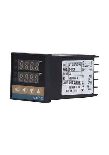 Mufunye Dijital Pıd Sıcaklık Kontrol Seti Rex-c100 : 0-400 C Aralığı, 1m Termokuple Ve 40a Röle İle Inkübasyon, Çiftlik Ve Sanayi Kontrolü
