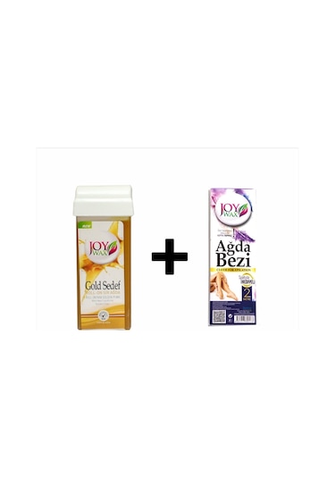Joy Wax Gold Sedef Kartuş Roll-On Sir Ağda 100 ML + Ağda Bezi