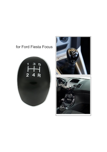 Xindoker Ford Fiesta/focus İçin 5 Vitesli Abs Vites Kolu Kapak - Siyah Önceden Kontrol Edin Diğer