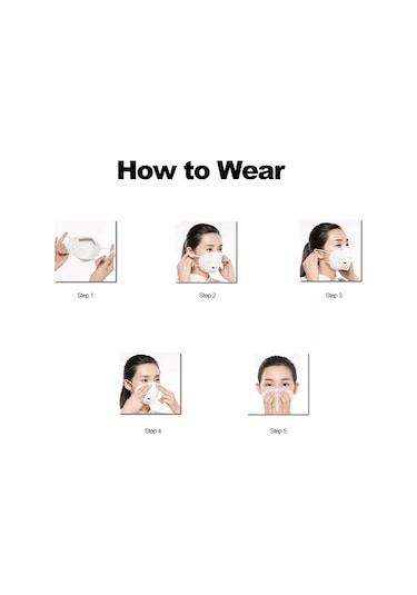 Yifomall 3m 9501v Solunum Valfi Li Kn95 Maske - 5 Katlı Koruma, Gb2626-2006 Standartı, Toz/porosyon Filtreleme, Burun Klipsi, Tekli Paket 1 Adet