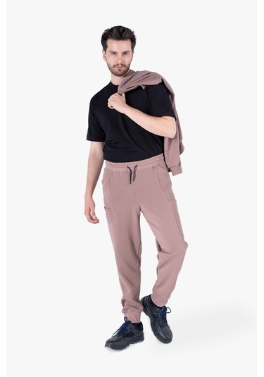 Diagonel Eşofman Altı Vizon