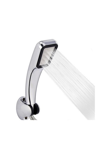 Yüksek Basınçlı Duş Başlığı Güçlü Arttırıcı Sprey Banyosu Su Tasarrufu Krom