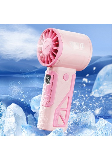 Ranyeek Taşınabilir Dış Mekan Fanı - 12m/s Hızlı Turbin Motor - 4000mah Pil - Ergonomik Tasarım Limon Sarısı