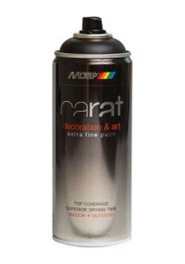 Motip Carat Mat Siyah Sprey Boya 400 ML Ral9005