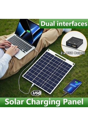 Besthome1 Dream011 10w Solürlü Usb Şarj Paneli, Taşınabilir Güneş Power Bank, Kamp Seyahat İçin Güç Kaynağı