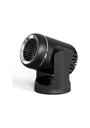 Neevoyu 12v Otomobil Isıtıcı: Soğuk-ısı Hava, Karlı Buz Ve Sis Temizleyici, 360 Döner, Hava Temizleyici Ve Aşırı Isı Korumalı Siyah