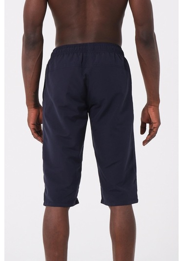 Lacivert Diz Altı Uzun Model Su İtici Özellikli Erkek Plaj Deniz Kapri Şort - Dg341-lacivert 001