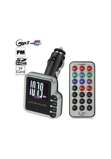 Fm Verici İle 1.5 İnç Lcd Ekran Araba Mp3 Çalar, Destek Tf / Sd Kart / Usb Flash Disk
