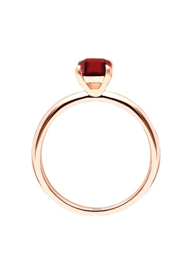 Sirius Oktagon Kesim Garnet Tektaş Yüzük 0831R0022
