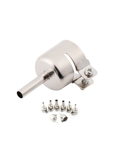 Konesam 8 Parça 850 Serisi Isı Makinesi Uçları 3-12mm - Paslanmaz Çelik, Sabit Kilitleme, Uzun Ömürlü Tamir Aksesuarı