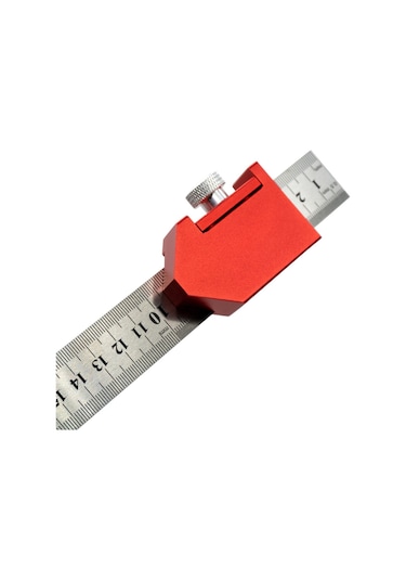 Rox Wood 0162 Alüminyum Cetvel Tutucu Gönye 45 Derece- 90 Derece