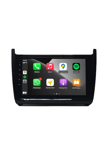Oskodi Volkswagen Polo Android Carplay Multimedya 2014-2018 4gb Ram + 64gb Hafıza