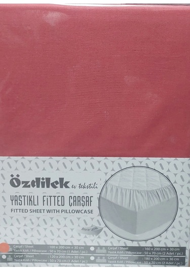 Özdilek Colourist Fitted Tek Kiş. Çarşaf Seti 100x200 -k.mercan Mercan