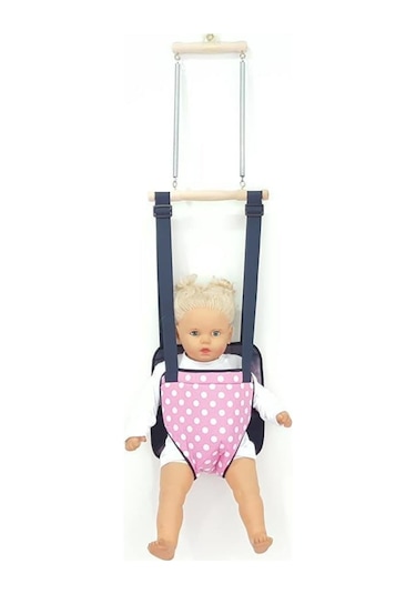 Kız - Erkek Bebek Hoppala (Zıp Zıp) Pembe Yürüteç