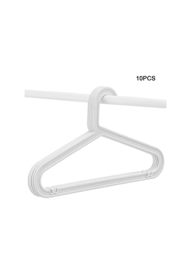 10'lu Paket Standart Pp Askı Hafif Gömlek Askısı Günlük Kullanım İçin Nordic Powder Diğer