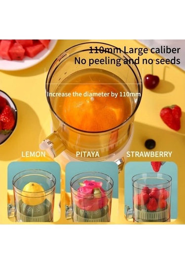 Fastbuy Sinuoshop Bej Usb Şarjlı Kablosuz Meyve Sıkacağı, Ayrılabilir Kapak, Ev Kullanımı İçin Bej