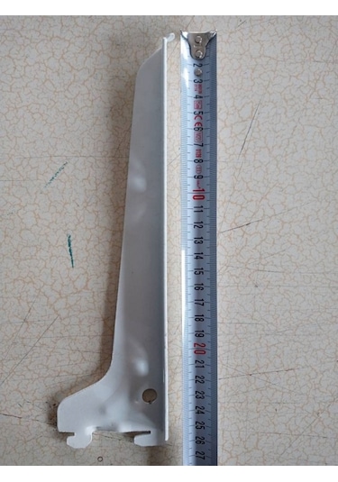 Dirilyapımarket Beyaz Raf Desteği 25 Cm 4 Adet