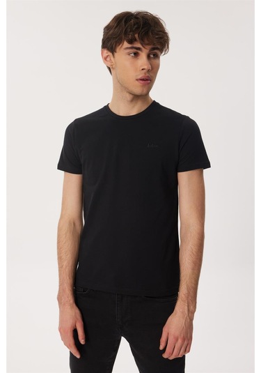 Lee Cooper Twıngo 1 Erkek O Yaka Pike T Shırt Siyah 15874 Siyah