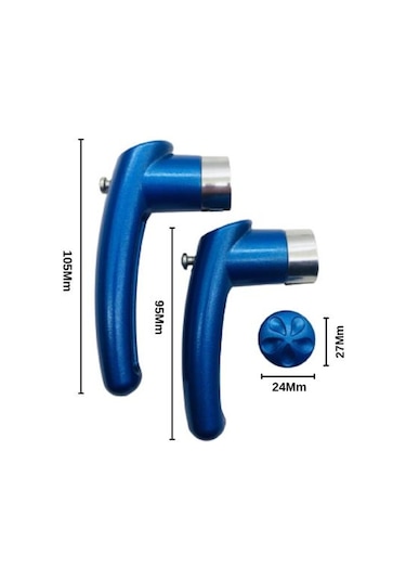 Çaydanlık Sapı Takımı Kulp Tutamak Seti Parlament Mavisi Yanmaz Mavi