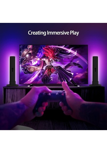 Sones Zm-021 Music Sync Led Bar Ortam Işığı Tv Tuya Masaüstü Atmosfer Lambası