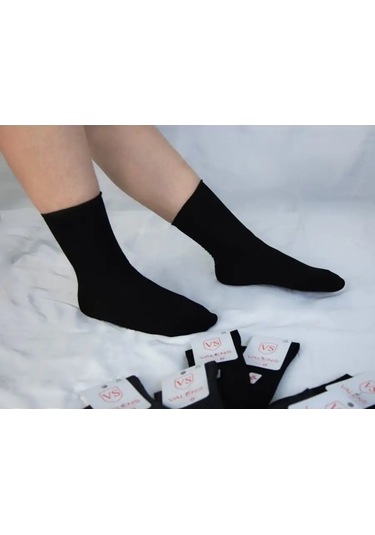 Valens 5 Çift Tıbbi Gevşek Bantlı Çorap 111585243 Siyah