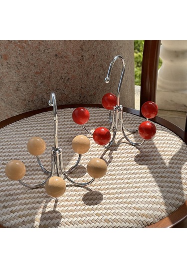 Mufunye Ev İçi Demir Sanatı Döner Kanca: Deliksiz Kurulum, Gardırop/banyo Çekyat Ve Depolama Çözümü 5 Kanca Diğer