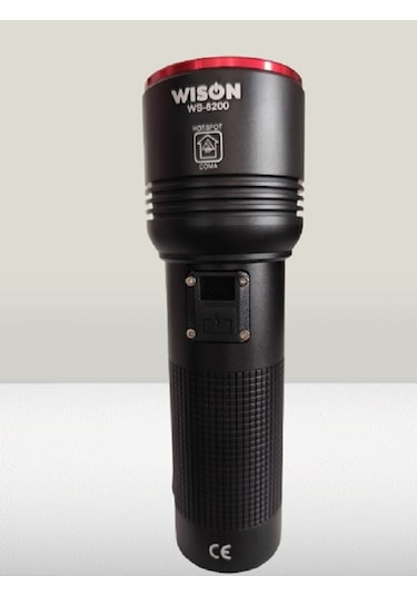 Ws-6200 40w 4000 Lümen Profesyonel Avcı El Feneri Siyah