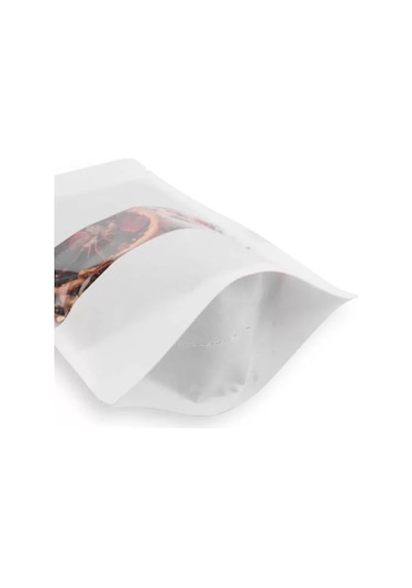 Beyaz Kraft Pencereli Doypack 13x22,5x7 Cm 50 Adet