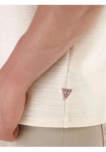 Guess Erkek Hero Monologo Beyaz T-shirt M5bp72kh510-g018 Çok Renkli