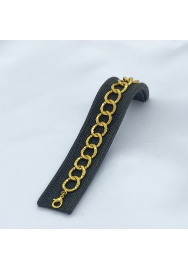 Yeni Sezon Vip Özel Seri Paslanmaz Çelik Tek Sıra Samanyolu Altın Kaplama Kadın Bileklik Gold