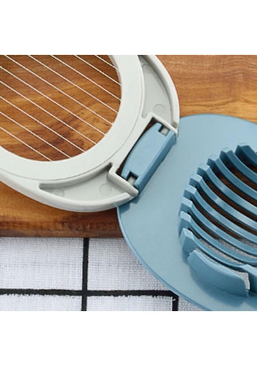 Suntek Paslanmaz Çelik Doğrama Bölmesi Yumurta Kesici Tel Mavi