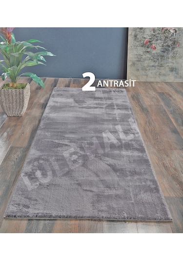 Lüle Halı Peluş Yüzey Kaymaz Taban Yolluk Halı