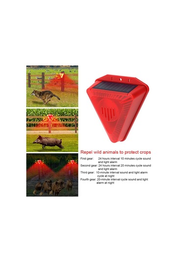 Bokıoesde 6led Solar Alarm Işığı Ip65 Su Geçirmez Sensör Açık