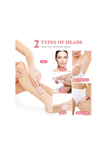 Moveevo Zb-0236l Kadın Tıraş Makinesi Pembe